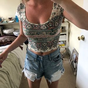 LA Hearts Boho Crop Top